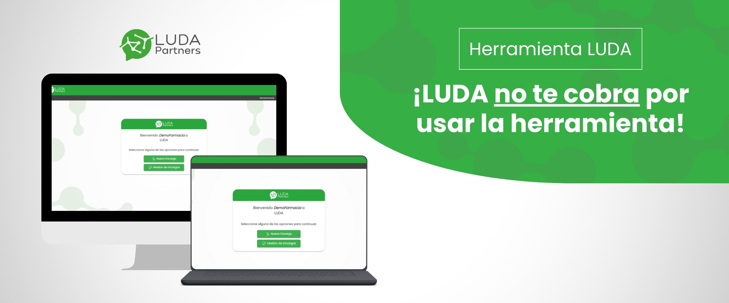 LUDA no cobra por usar su herramienta para localizar un producto desabastecido