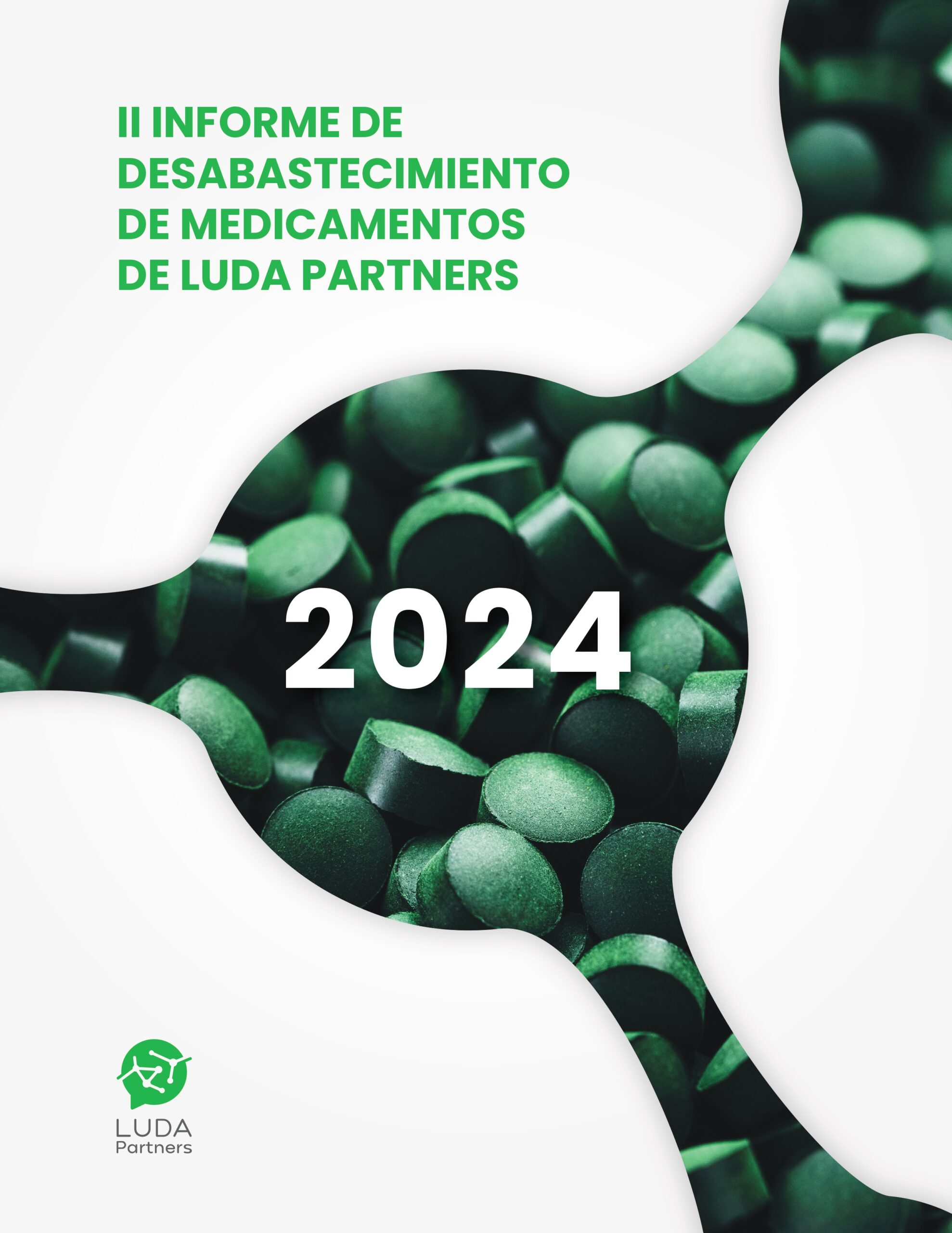 Portada del II Informe de Desabastecimiento de Medicamentos de LUDA Partners