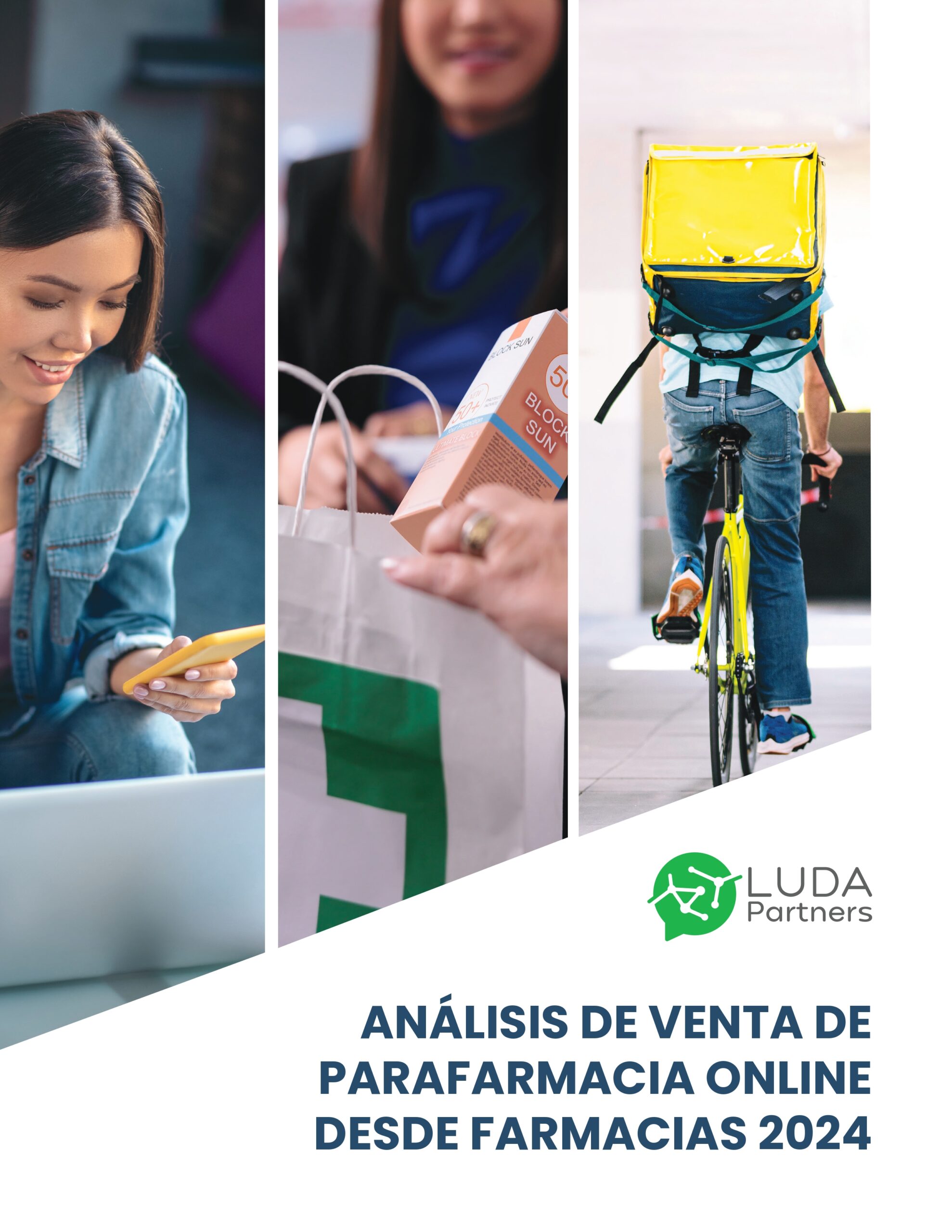 Portada del II Informe de Venta Online de Parafarmacia de LUDA Partners